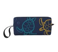 Textura de caparazón de Tortuga, Bolsa de Maquillaje Bolsa de cosméticos Bolsa de artículos de tocador de Viaje portátil Bolsa de Maquillaje