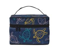Textura de caparazón de Tortuga, Bolsa de Maquillaje Bolsa de cosméticos Bolsa de artículos de tocador de Viaje portátil Estuche para lápices Bolsa de artículos de tocador