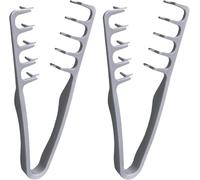 Textura de Comb, Volumizing Wide-Tooth Hair Styling Comb, Roots Volume Tool, Foundation Capacity Apparatus Maximum Lift, Bangs Seam Grooming Accessory For Women, 8,86 x 4,13 x 0,94 pulgadas (2 x gris)