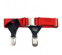 Textura de cuero antiarrugas antideslizante clip de calabaza liga - anillo de pantorrilla clip de calcetín de doble cabeza clip de liga hebilla de calcetín, un par, Cuero, No es una piedra preciosa