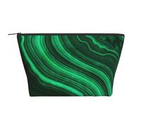 Textura de malaquita, Bolsa de artículos de tocador Bolsa de Maquillaje Bolsa de cosméticos Bolsa de artículos de tocador de Viaje portátil