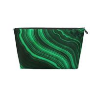 Textura de malaquita, Bolsa de artículos de tocador Bolsa de Maquillaje Bolsa de cosméticos Bolsa de artículos de tocador de Viaje portátil