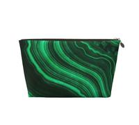 Textura de malaquita, Bolsa de Maquillaje Bolsa de cosméticos Bolsa de artículos de tocador de Viaje portátil Bolsa de artículos de tocador