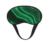 Textura de malaquita, Cubiertas oculares completas, antifaces para dormir que bloquean la luz, orejeras opacas para dormir