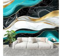 Textura de MáRmol Abstracta Fotomurales 400x280 cm Papel Pintado Tejido No Tejido Fotomural Lujoso Efecto 3D Papel Tapiz Decorativos para Dormitorio Salón TV Pared Murales Póster