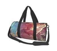 Textura de mármol, Bolsa de Viaje de Gran Capacidad, Bolso Redondo, Bolsa de Viaje Deportiva, Bolsa de Mano, Bolsa de Fitness