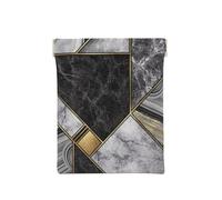 Textura De Mármol Negro Estampado Dorado, Squeeze Top Wallet Bolsa de Almacenamiento para Mujer Monedero pequeño Bolsa de Cambio