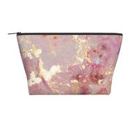 Textura de mármol Rosa, Bolsa de artículos de tocador Bolsa de Maquillaje Bolsa de cosméticos Bolsa de artículos de tocador de Viaje portátil