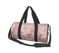 Textura de mármol Rosa, Bolsa de Viaje de Gran Capacidad, Bolso Redondo, Bolsa de Viaje Deportiva, Bolsa de Mano, Bolsa de Fitness