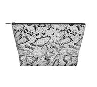 Textura de Piel de Serpiente, Bolsa de artículos de tocador Bolsa de Maquillaje Bolsa de cosméticos Bolsa de artículos de tocador de Viaje portátil