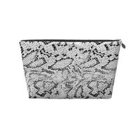 Textura de Piel de Serpiente, Bolsa de artículos de tocador Bolsa de Maquillaje Bolsa de cosméticos Bolsa de artículos de tocador de Viaje portátil