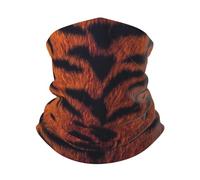 Textura De Piel De Tigre Protección Solar Cuello Bufanda Prima Calentador De Cuello Bandana para Mujer Senderismo Adulto