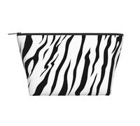 Textura de Tigre de Bengala Impresa, Bolsa de artículos de tocador Bolsa de Maquillaje Bolsa de cosméticos Bolsa de artículos de tocador de Viaje portátil