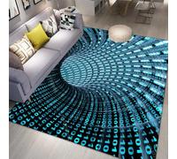 Textura Geométrica Abstracta 3D Impreso Moquetas Antideslizante Alfombra Área,3D Ilusión Óptica Alfombras Suave Franela Alfombra De Suelo Salón Dormitorio Throw Runner Rugs Perfil Bajo /8995044636493