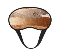 Textura glamurosa con trazos dorados cobrizos, Cubiertas oculares completas, antifaces para dormir que bloquean la luz, orejeras opacas para dormir