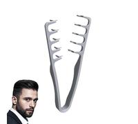 Texture Comb, Voluminous Wide-toothed Hair Styling Comb, Create Voluminous Roots, Bangs Seam Grooming Accessory for Women Men (Grey)