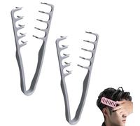 texture comb volumizing wide-tooth hair styling comb bangs seam grooming tool fluffy texture styling combs wide fine-toothed dual-purpose set men's fluffy texture fluffy texture styling (B)