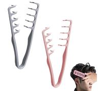texture comb volumizing wide-tooth hair styling comb bangs seam grooming tool fluffy texture styling combs wide fine-toothed dual-purpose set men's fluffy texture fluffy texture styling (C)