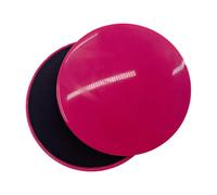 Texture Gliders - Discos de entrenamiento para fitness, almohadillas deslizantes de gimnasio de dos caras de 6.7 pulgadas, equipo de abdominales para alfombras, tonificación muscular baja