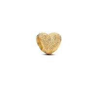 Textured Heart 14k Gold-Plated Mini Charm