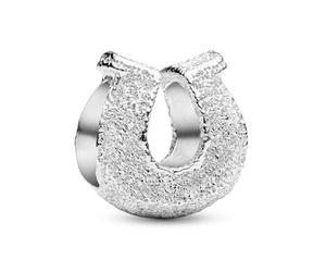 Textured Horseshoe Sterling Silver Mini Charm