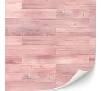 TexturKontor 3 hojas autoadhesivas para casas de muñecas a escala 1:12 (parquet rosa)