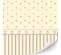 TexturKontor Papel pintado autoadhesivo de 3 hojas para casas de muñecas escala 1:12 papel pintado antiguo papel pintado clásico victoriano (Charlotte)