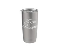 Textus Receptus, Texto Recibido, Biblia Cristiana KJV Vaso térmico de acero inoxidable de doble pared