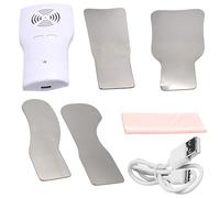 Texvora Espejo dental con luz LED, set de espejo de acero inoxidable para fotografía antivaho, 4 cabezales de espejo incluidos, carga USB, interruptor de doble control, ortodoncia y fotografía dental