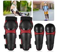 Texvora Rodilleras y coderas juveniles, equipo de protección para motos de cross, patinaje, ciclismo, esquí, motocross, armadura ajustable para niños