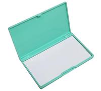Texvora Soporte magnético para coser, organizador cuadrado de caja de costura con base magnética, funda de plástico portátil compacta, 4.3 x 2.6 pulgadas, verde, almacenamiento de fácil acceso para