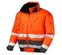 Texxor 4107 - Alta chaqueta de piloto visibilidad vancouver impermeable, cortaviento trabajo naranja xxl