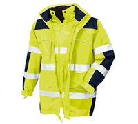 Texxor 4114 - Cazadora alta visibilidad impermeable cortaviento l amarilla trabajo