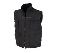 Texxor 4270 - Chaleco de narvik, ripstop forrada chaleco de trabajo m, negro,