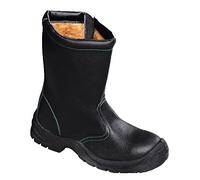 texxor 6340-43 S3 - Botas de Invierno con Cremallera (43 EU), Color Negro