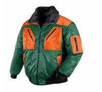 teXXor Chaqueta de piloto Oslo verde/naranja 4XL
