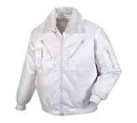 texxor - Chaqueta de trabajo con mangas extraíbles, Blanco, 4175