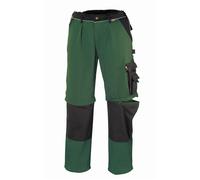teXXor Pantalón de cintura 2 en 1 de lona Tobago verde/negro 27
