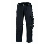 teXXor Pantalón de cintura lona 2 en 1 Tobago Negro 44