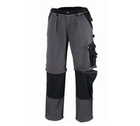 teXXor Pantalón de lona 2 en 1 Tobago gris/negro 110