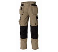 teXXor Pantalón de lona Panamá caqui/negro 56