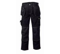 teXXor Pantalones de lona Panamá negro/negro 52