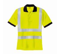 teXXor Polo de alta visibilidad Sylt amarillo fluorescente 3XL