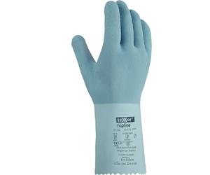 teXXor Topline Chemikalienguantes de protección de látex natural napado (12 pares) 2250 8