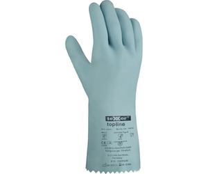 teXXor Topline Chemikalienguantes de protección látex natural (12 pares) 2240 11