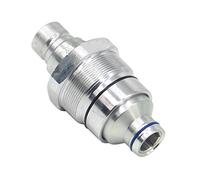 Texxparts AT406474 Acoplador rápido hidráulico macho plano 7246799 compatible con excavadoras Bobcat E32 E32i E34 E35 E35i E42 E45 compatible con John Deere Skid Steer Loader 333E 332E 329E