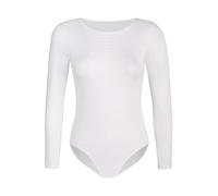 Teyli Body de mujer de manga larga - clásico, atemporal, elegante y cómodo, perfecto para lucir un estilo sofisticado y versátil.Blanco M