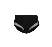 Teyli Bragas de Mujer de algodón con Inserciones de Malla - Bragas clásicas y de Talle Alto para Mujer. Negro XL