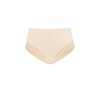 Teyli Bragas de Mujer de algodón con Inserciones de Malla - Bragas clásicas y de Talle Alto para Mujer. Beige L