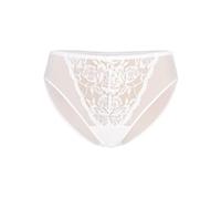 Teyli Bragas de Mujer de Malla con Detalles de Encaje - Ropa Interior Femenina Elegante y cómoda. Blanco L